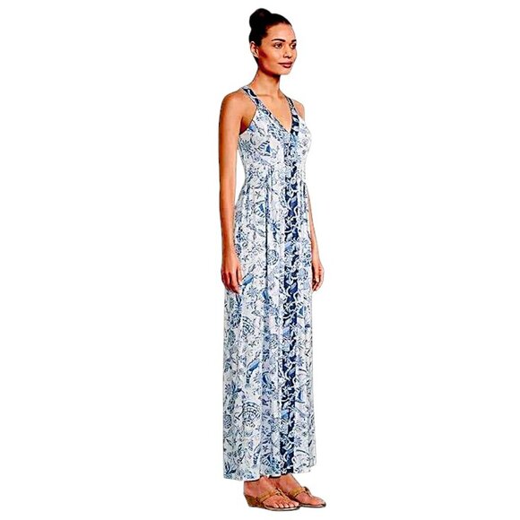 Lilly Pulitzer Carmilla Maxi Dress in "Barefoot Beachcombers" NWT - Size 12 - Picture 7 of 13